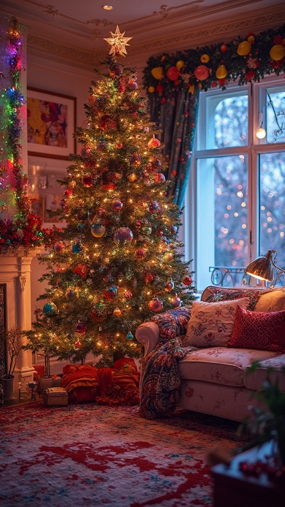 Vibrant Rainbow Christmas