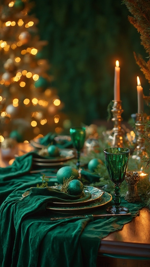 Jewel-Toned Emerald Christmas