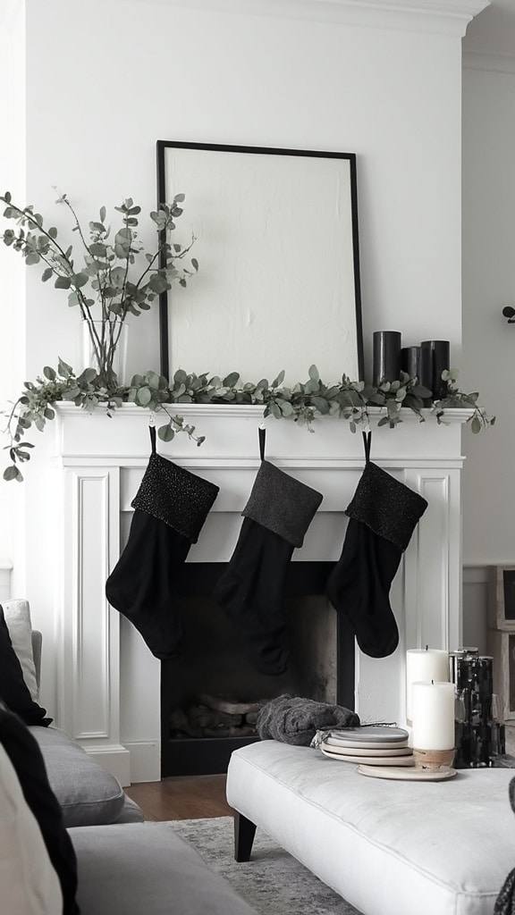 Modern Minimalist Fireplace Decor
