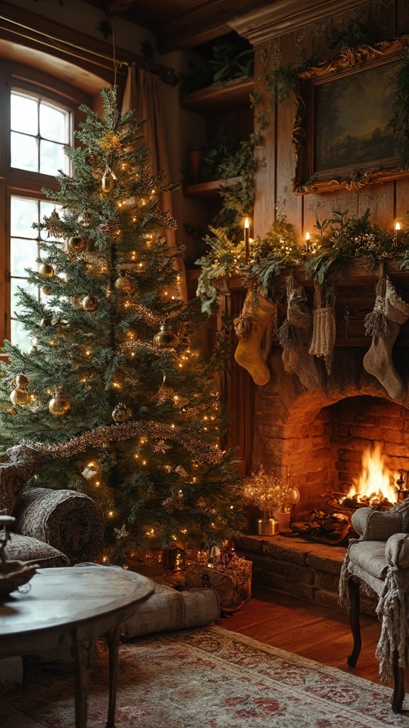 Vintage holiday decorations