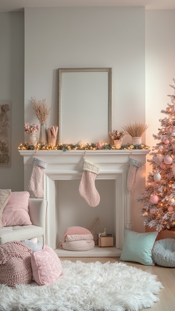 Pastel Holiday Decorations