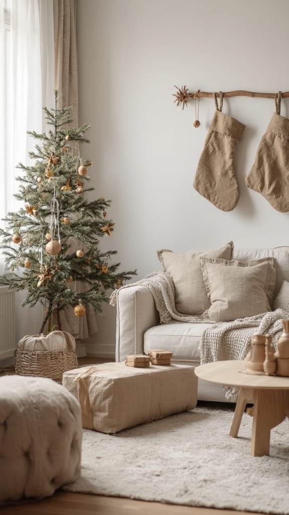 Natural and Neutral Christmas Decor