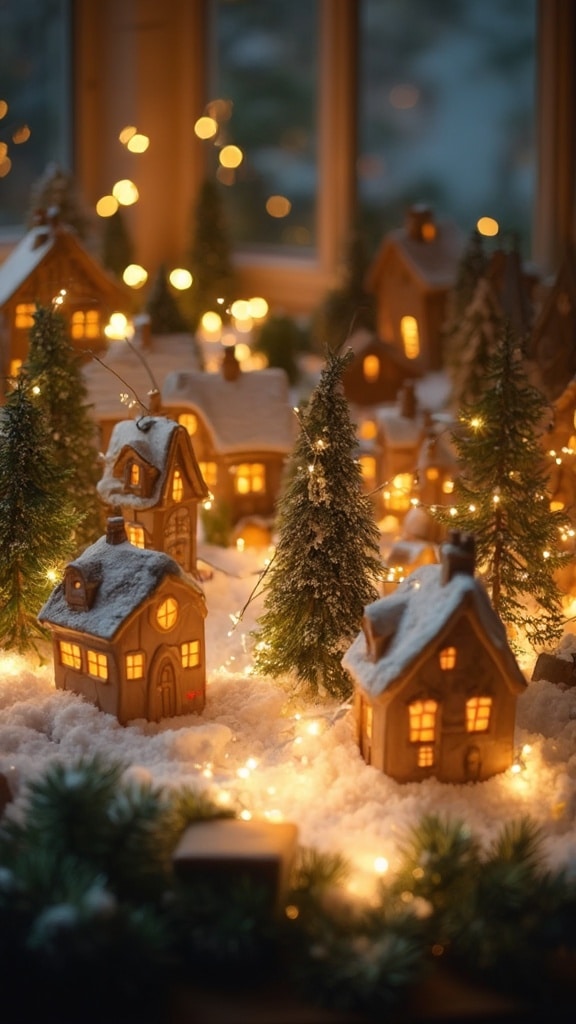 Christmas village display
