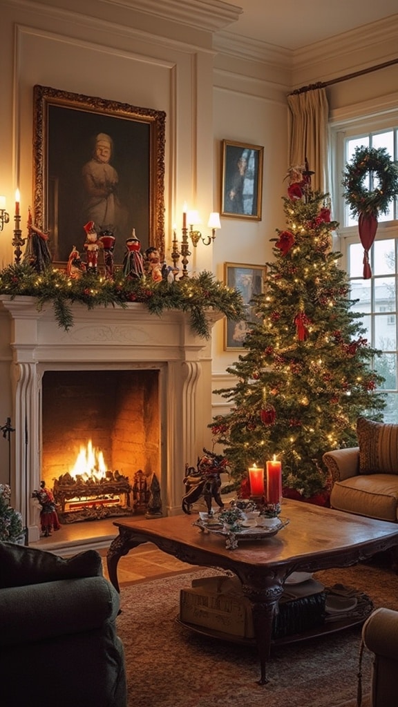 Traditional nutcracker Christmas decorations