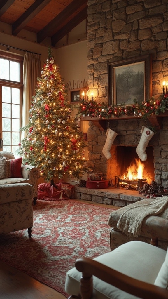 Popcorn and cranberry garland