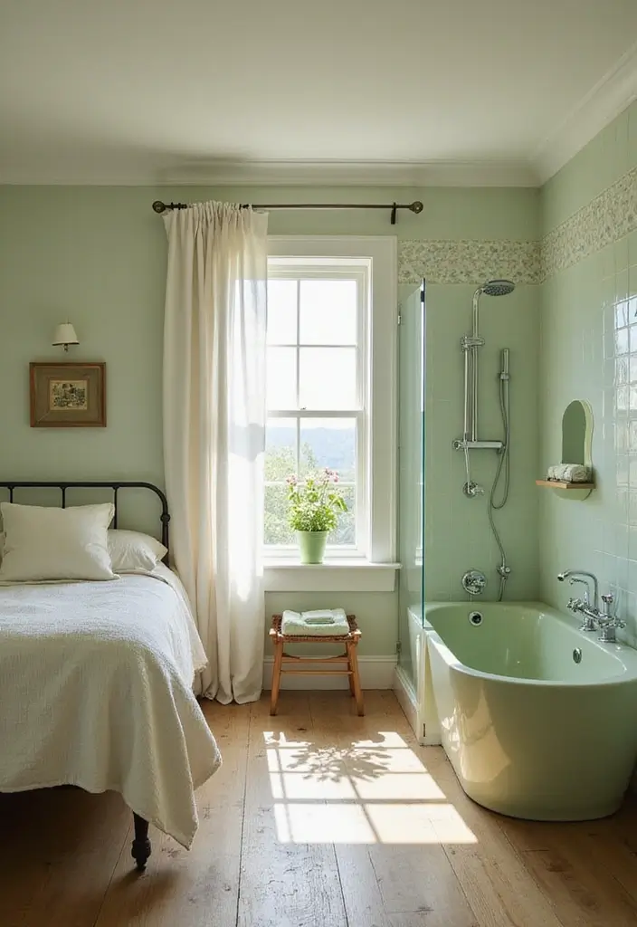 Soft Green Bath Accessories