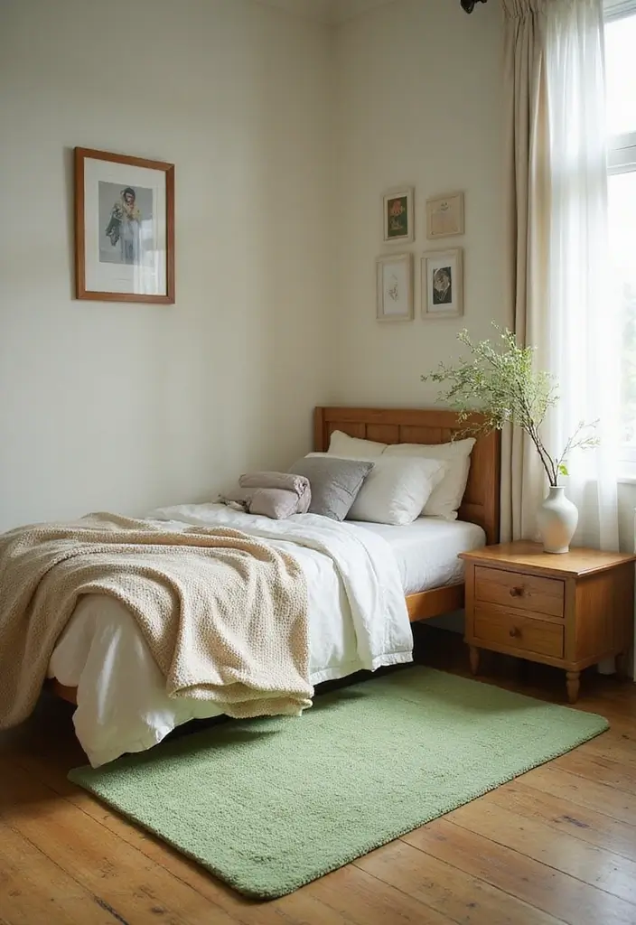 Soft Green Floor Mats