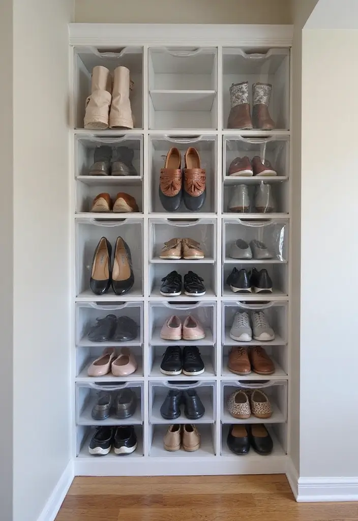 Clear Cubes for Easy Access