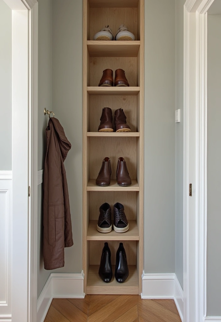 Narrow Shoe Shelves