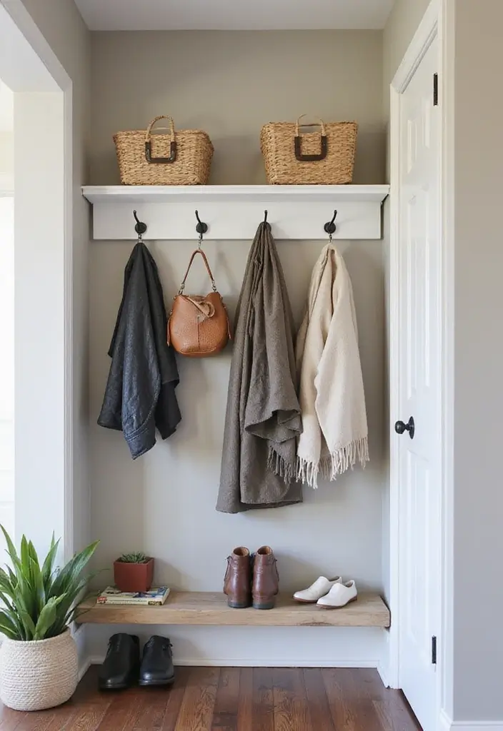 Use of Hooks and Racks