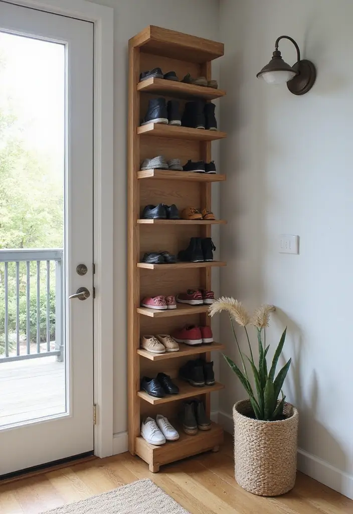 Vertical Shoe Storage Towers