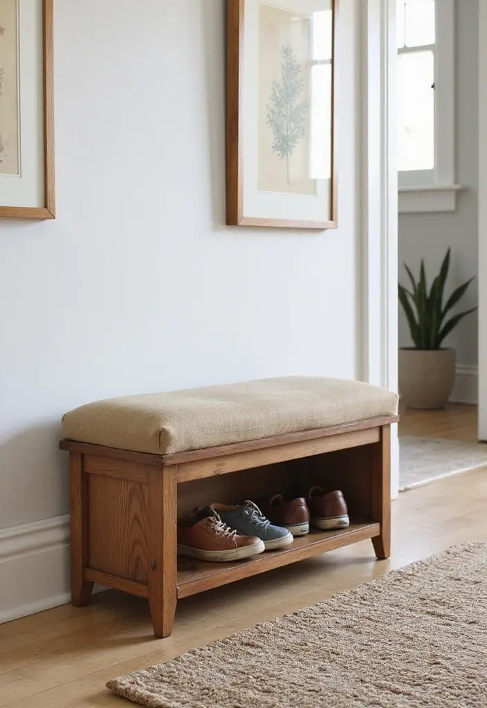 Shoe Storage Ottomans