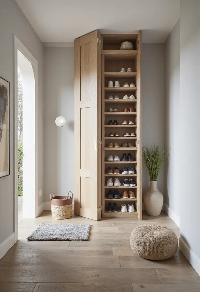 Wall-Mounted Shoe Cabinets