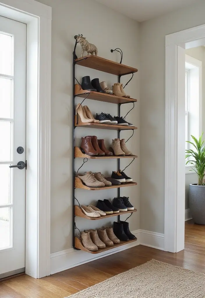 Hanging Racks with Shelves