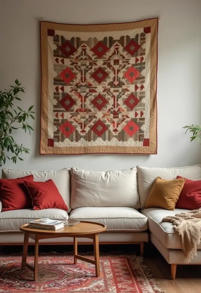 Vintage Quilts Wall Decor