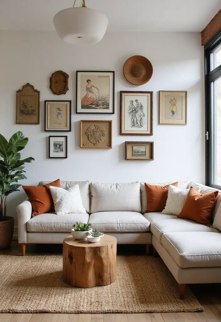 Vintage-Inspired Living Room Decor