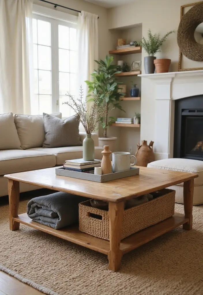 Blanket Boxes Under Coffee Tables
