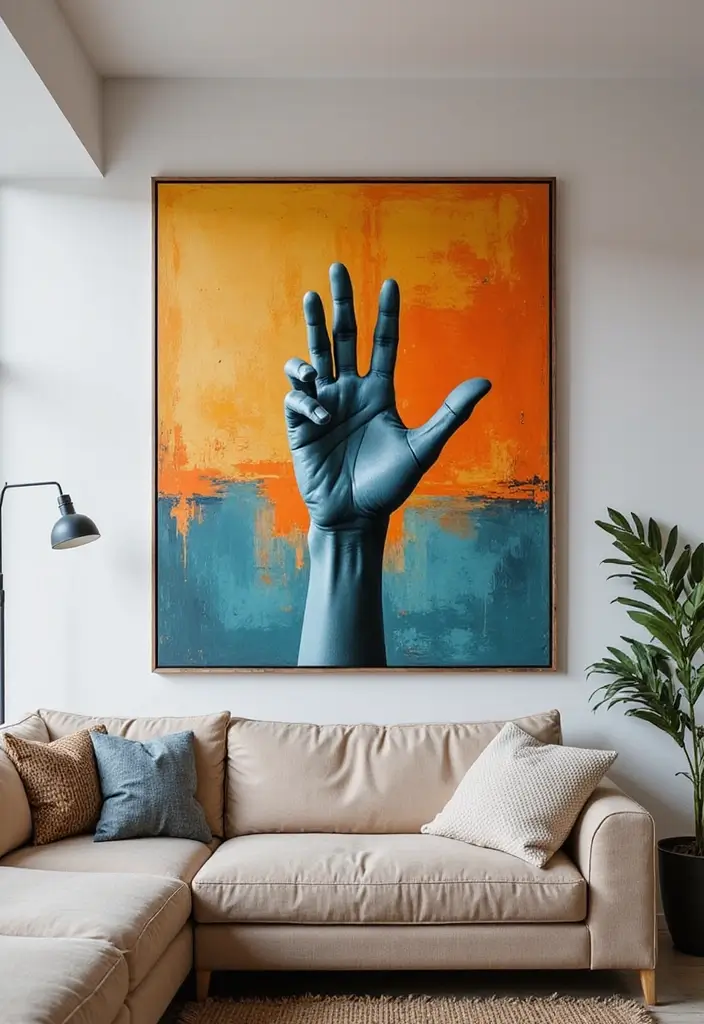 Artistic Focal Points for Small Living Rooms