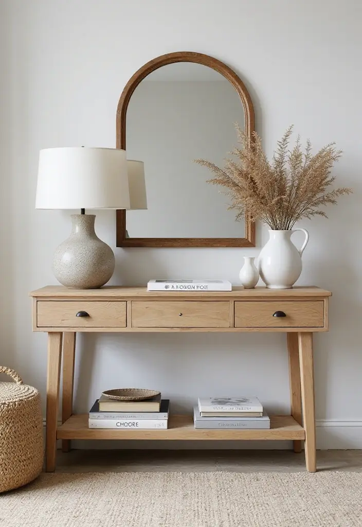 Artistic console arrangement