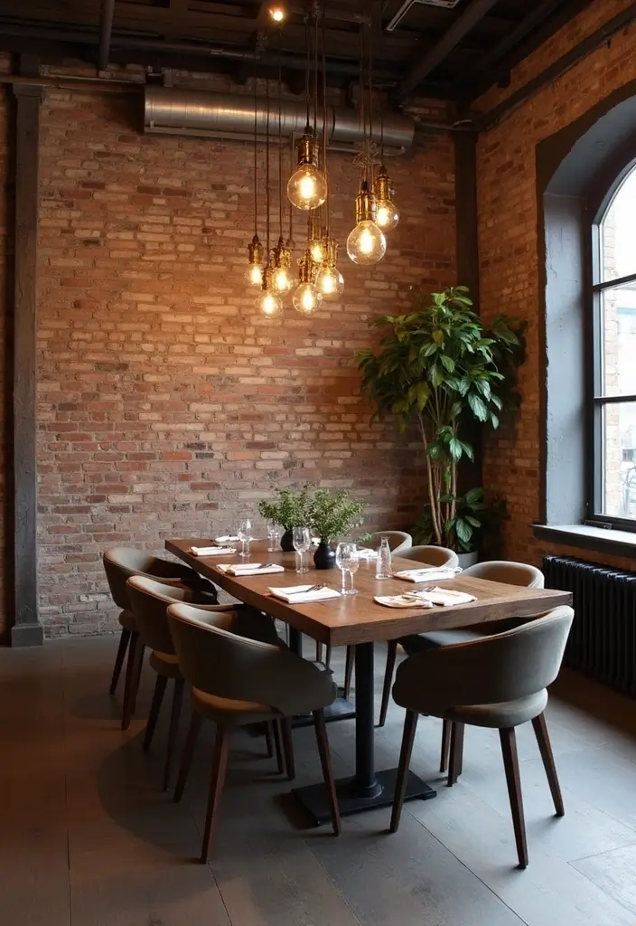 Urban Industrial Refinement Brass Chandelier