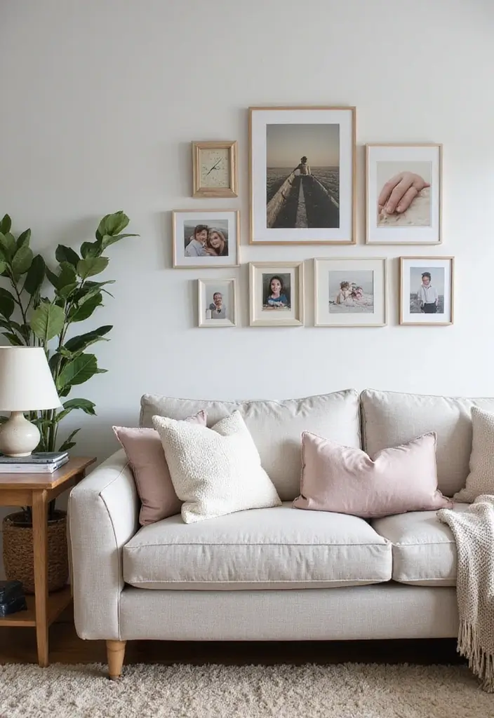 Scandinavian Living Room Personal Touches