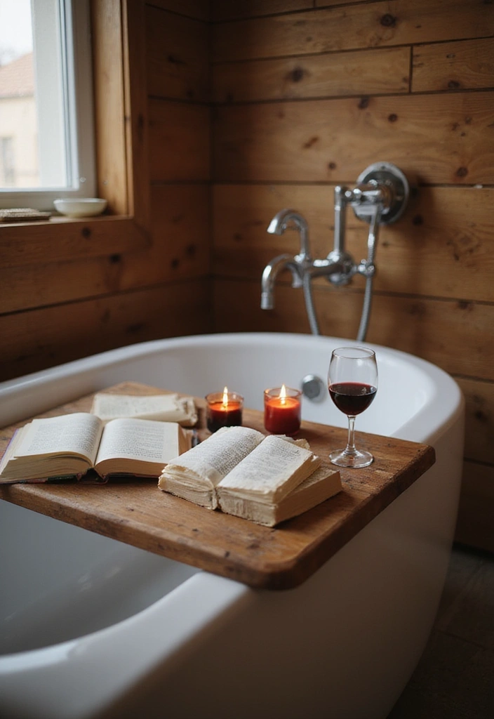 Bathtub Trays for Relaxation