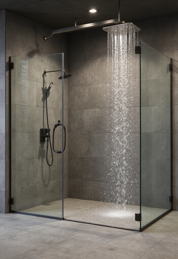 Industrial Shower Design