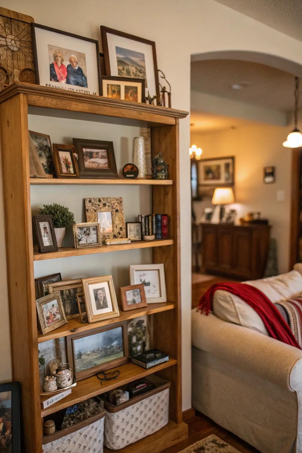 Personalized decor items that add character to the room.