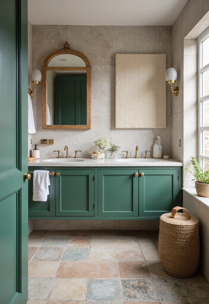 Textural Contrast in Bathroom Design