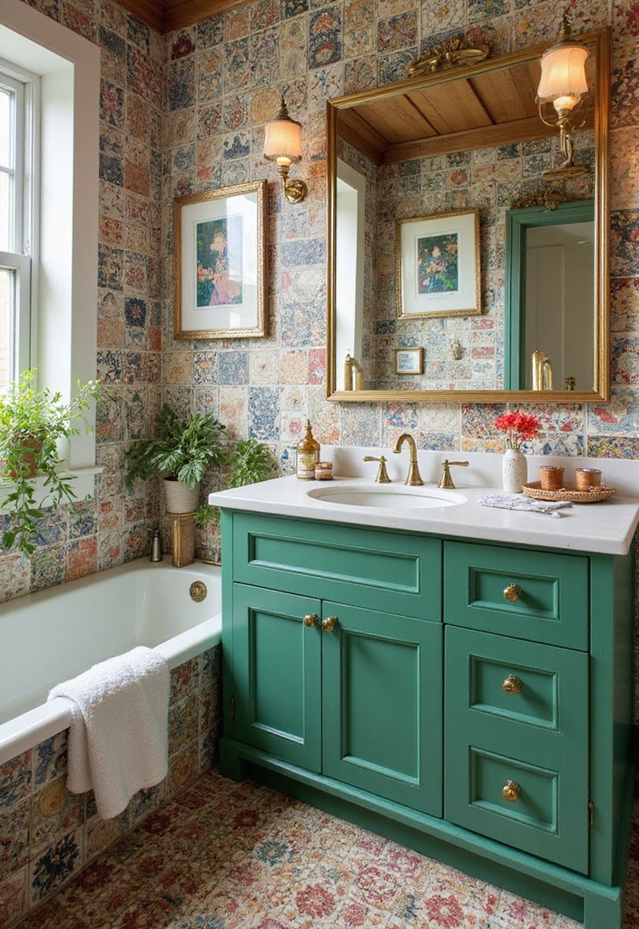 Eclectic Bathroom Design