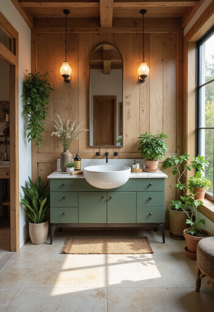 Nature-Inspired Bathroom Elements