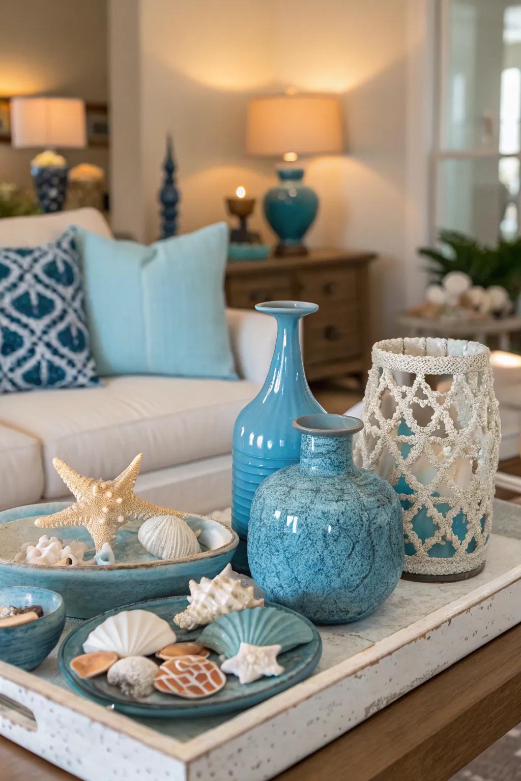 Themed decor creates a harmonious and focused table display.