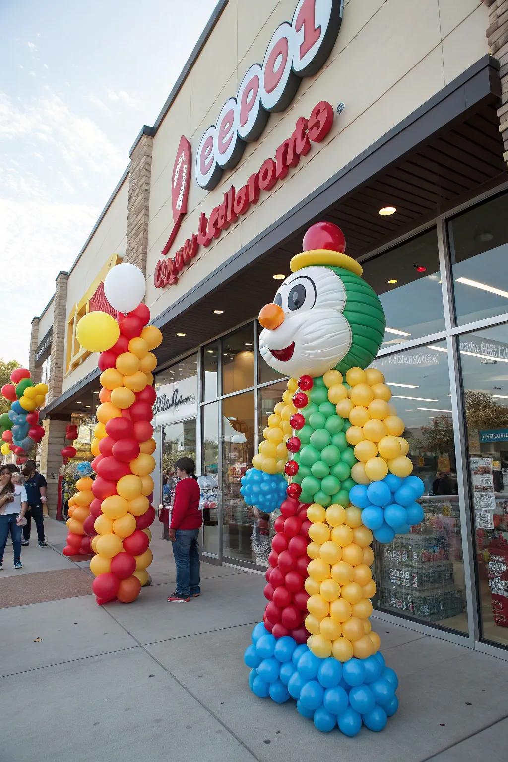 Themed balloon sculptures add fun and personality to events.