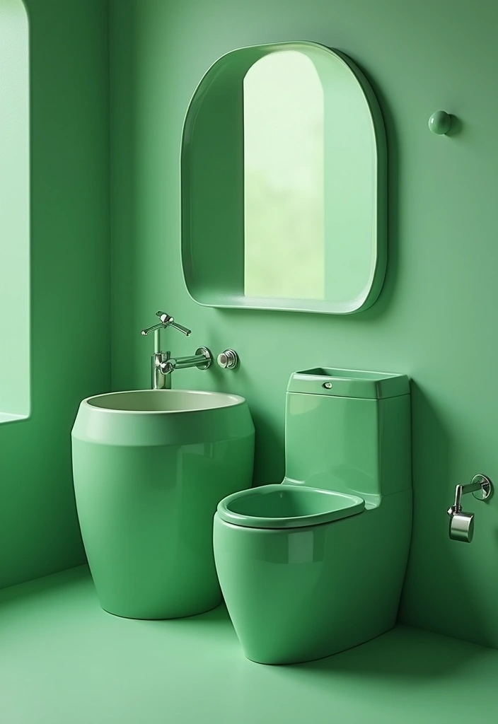 Playful Green Fixtures