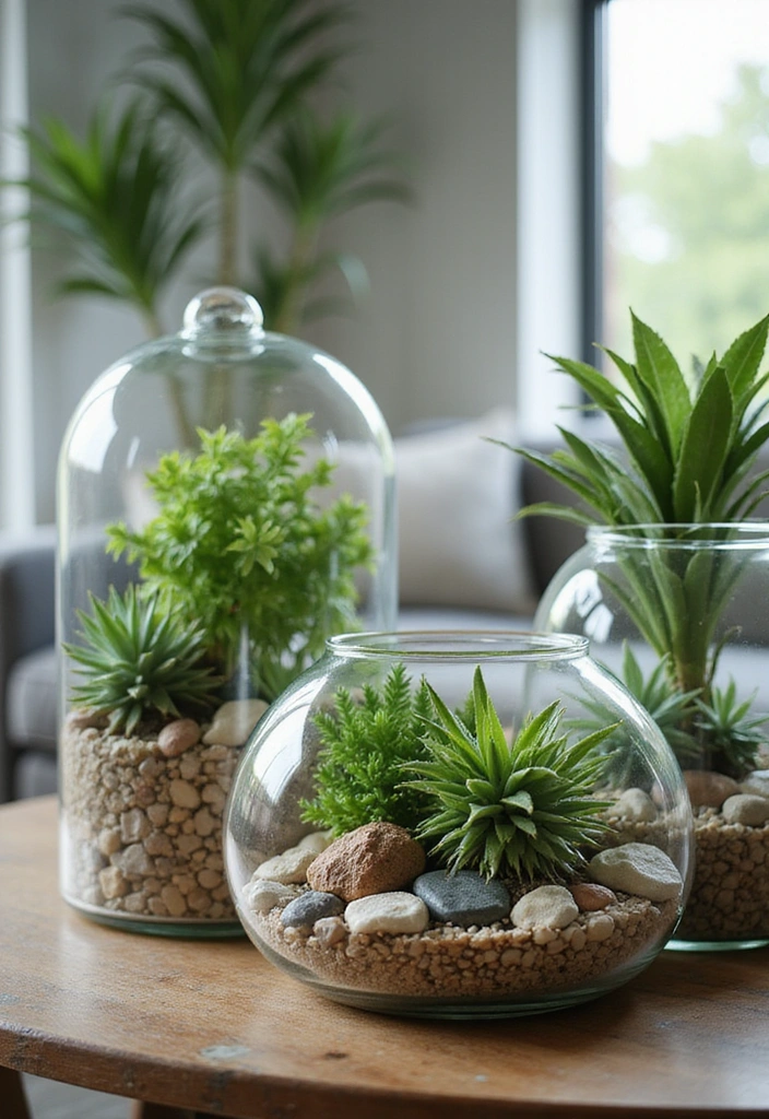 Stylish Glass Terrariums