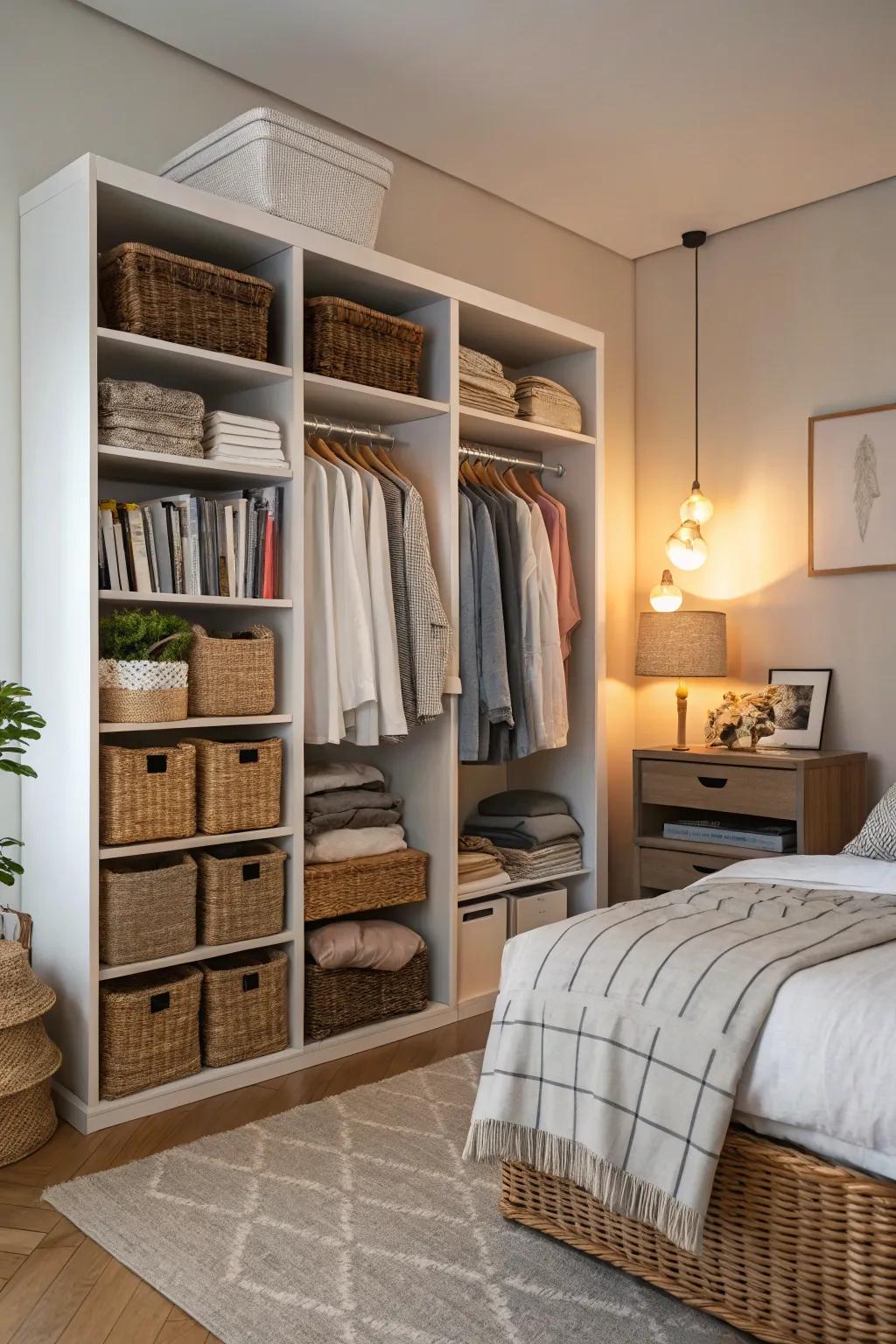 Organized storage with style.