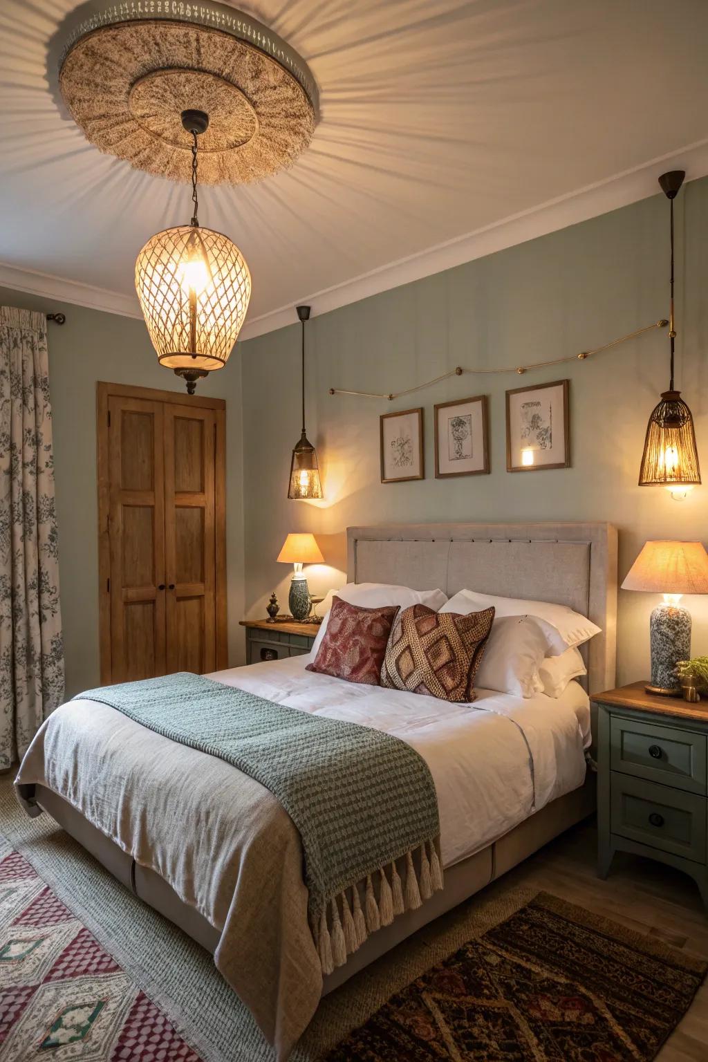 Gentle lighting creates a soothing atmosphere.