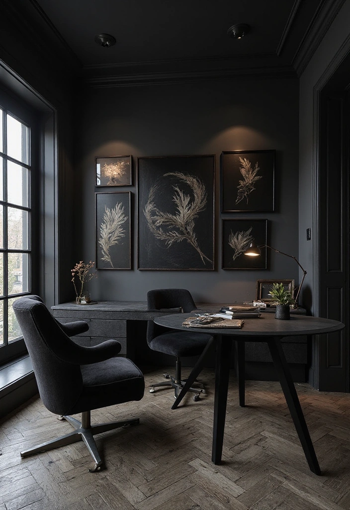 Bold and Dramatic Workspace
