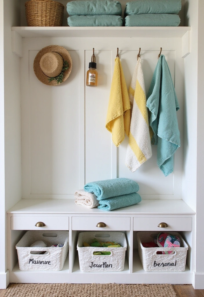 Seasonal Switch-Outs for Mudroom