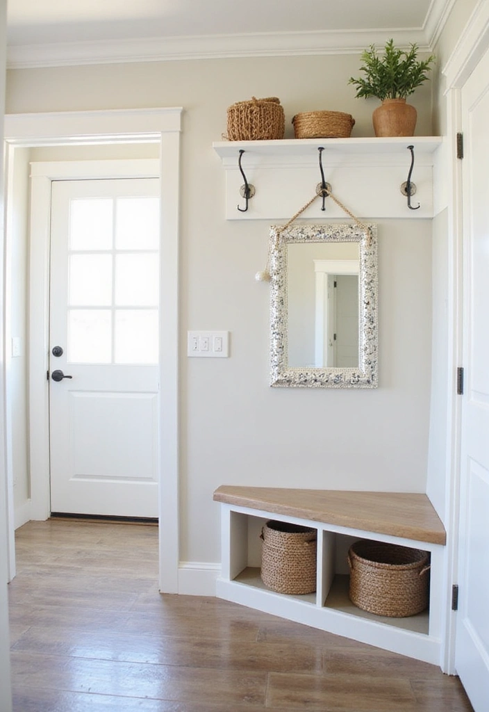 Mirrors in Mudroom