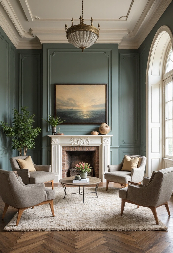 Vibrant Paint Color Combinations to Highlight Contrast Trim