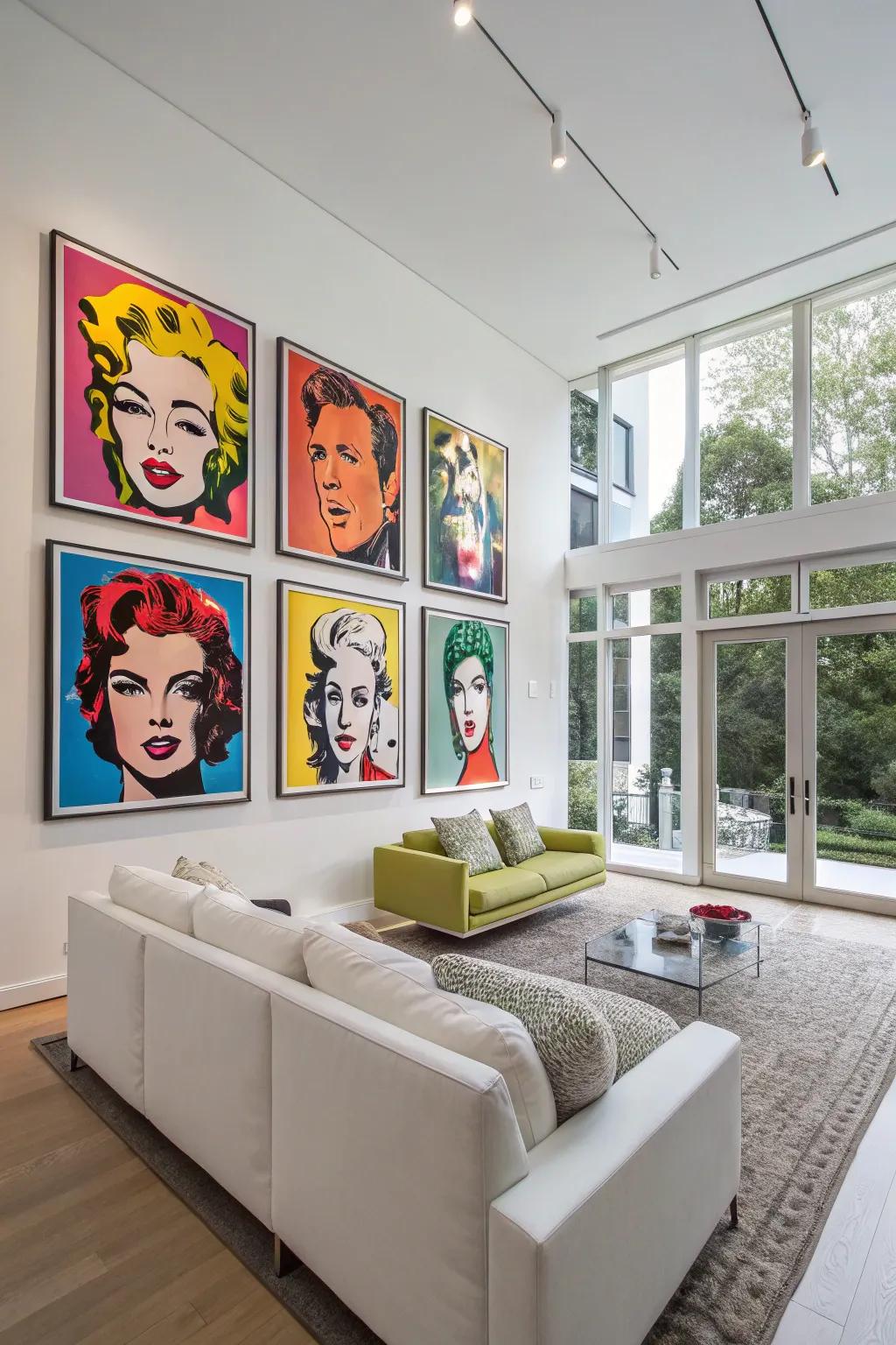 Brighten your walls with lively character art.