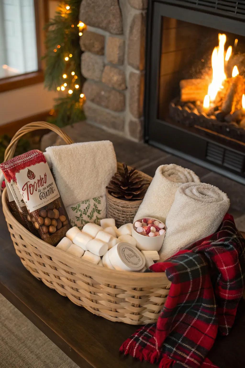 Everything needed for a warm and comfortable evening indoors.