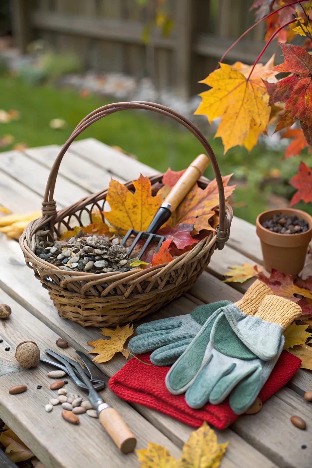 Prepare for autumn planting with this comprehensive gardening kit.