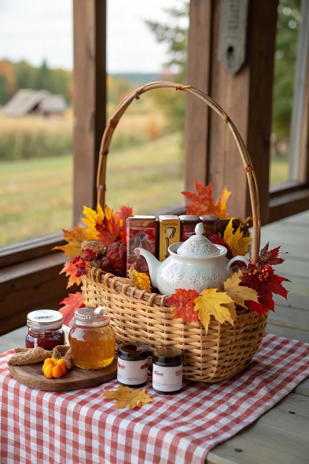 Enjoy a peaceful tea moment with these autumn-inspired items.