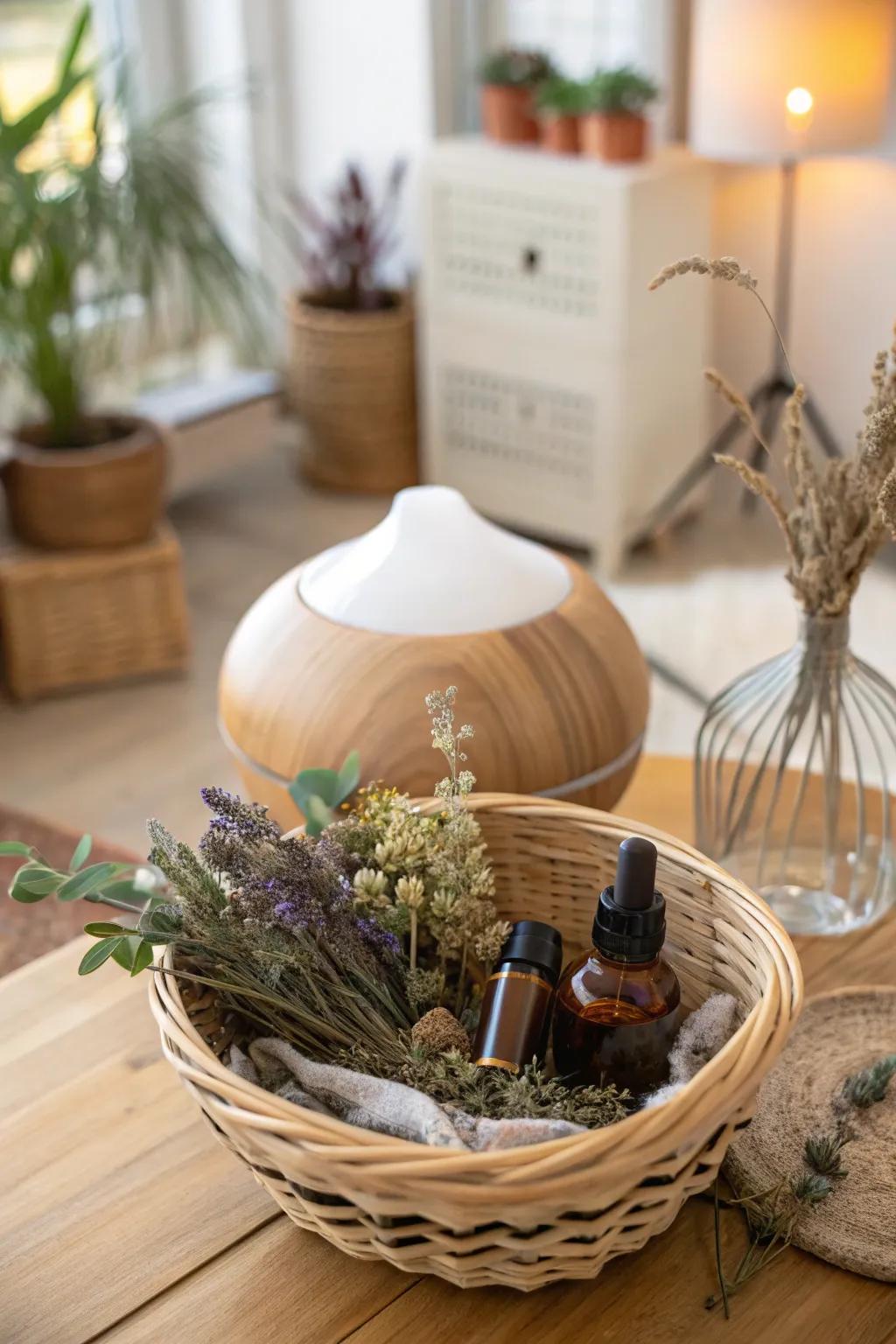 Create a peaceful retreat with this herbal relaxation kit.
