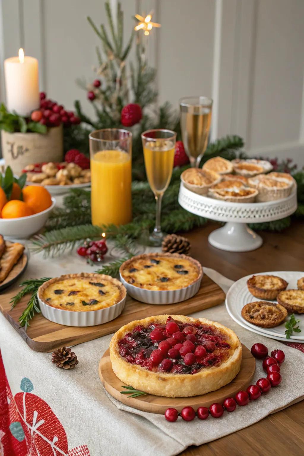 Celebrate with a festive holiday brunch.