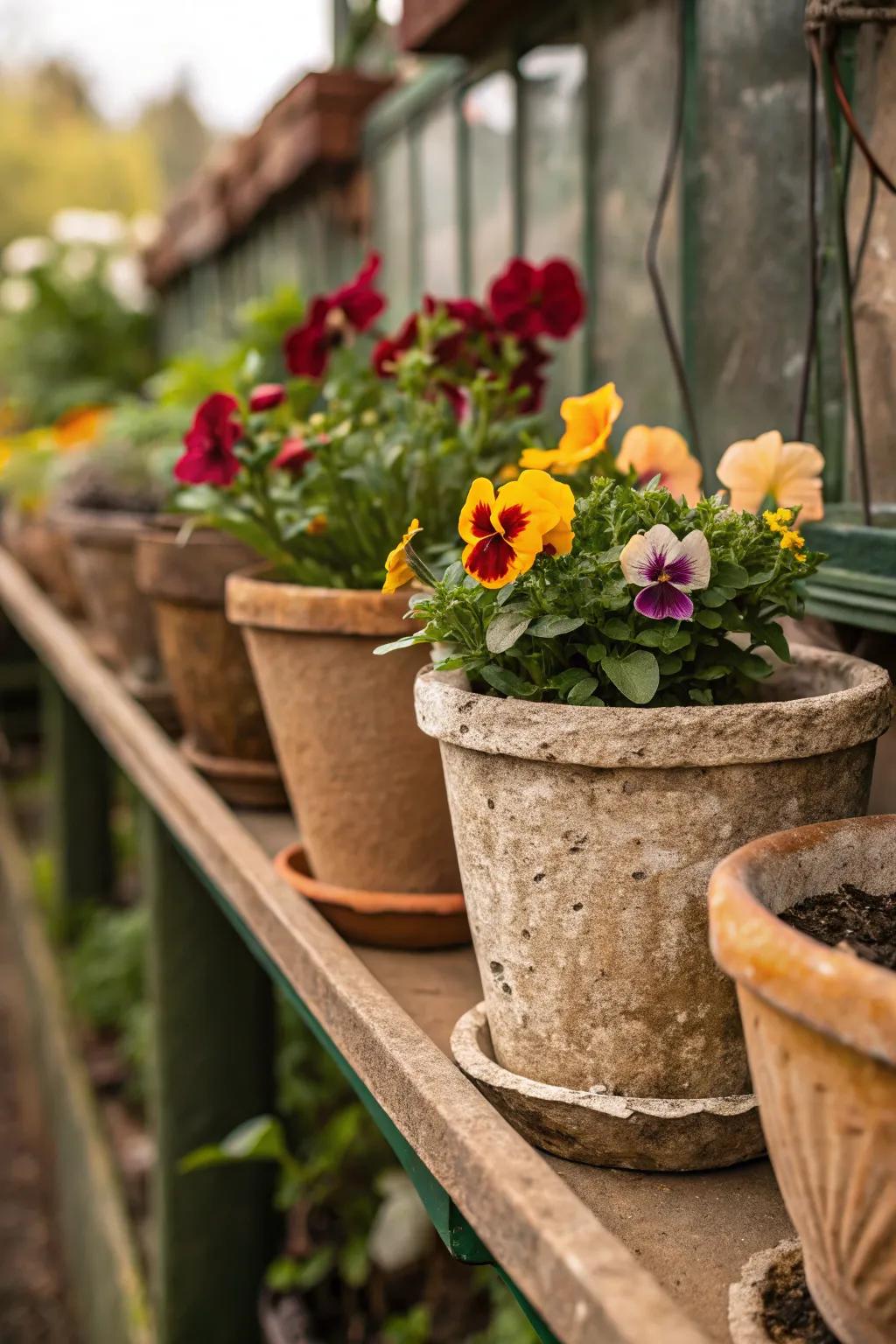 Eco-conscious plant pots for sustainable gardening.