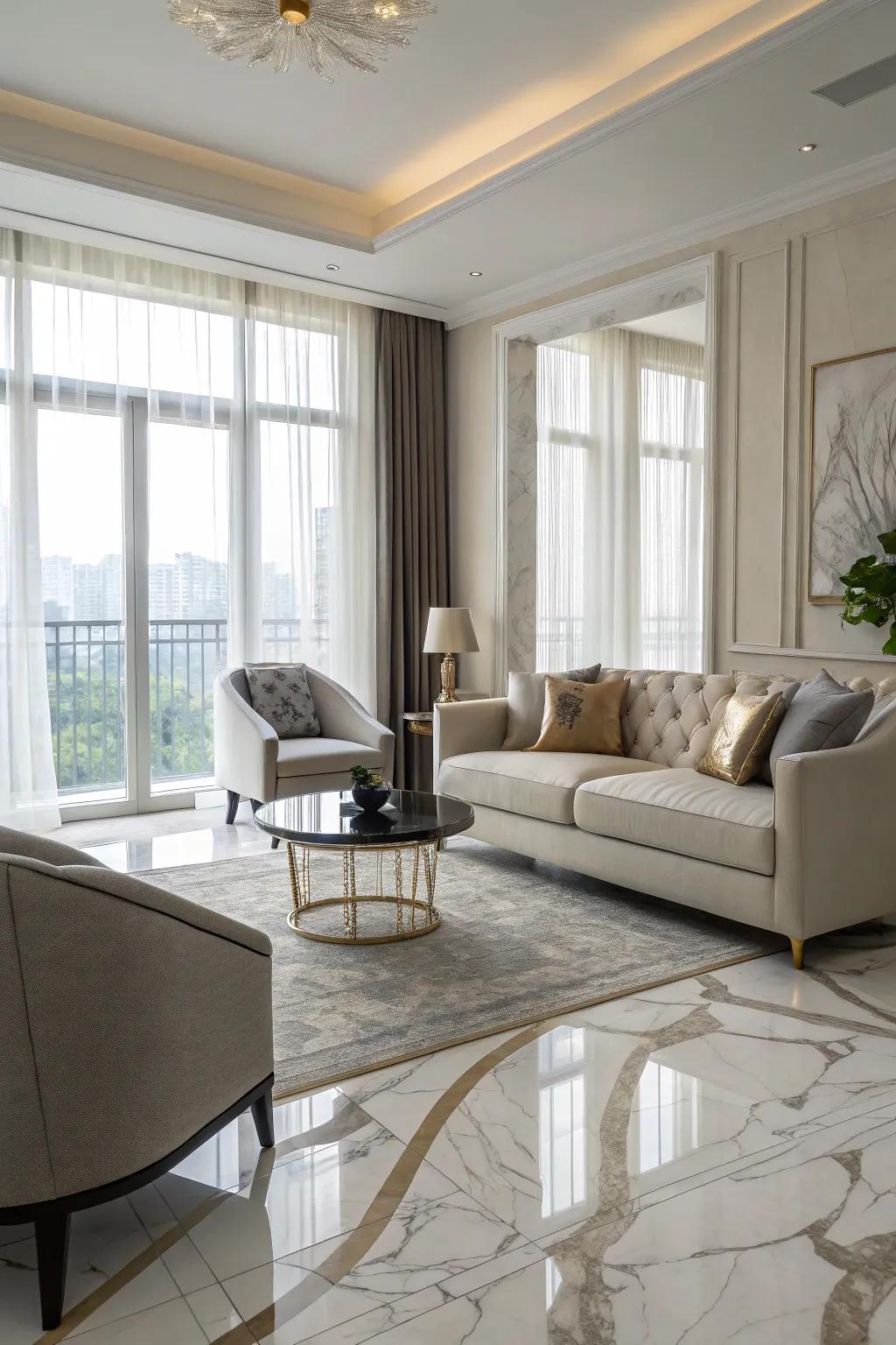 Blending modern and classic styles for a timeless look.