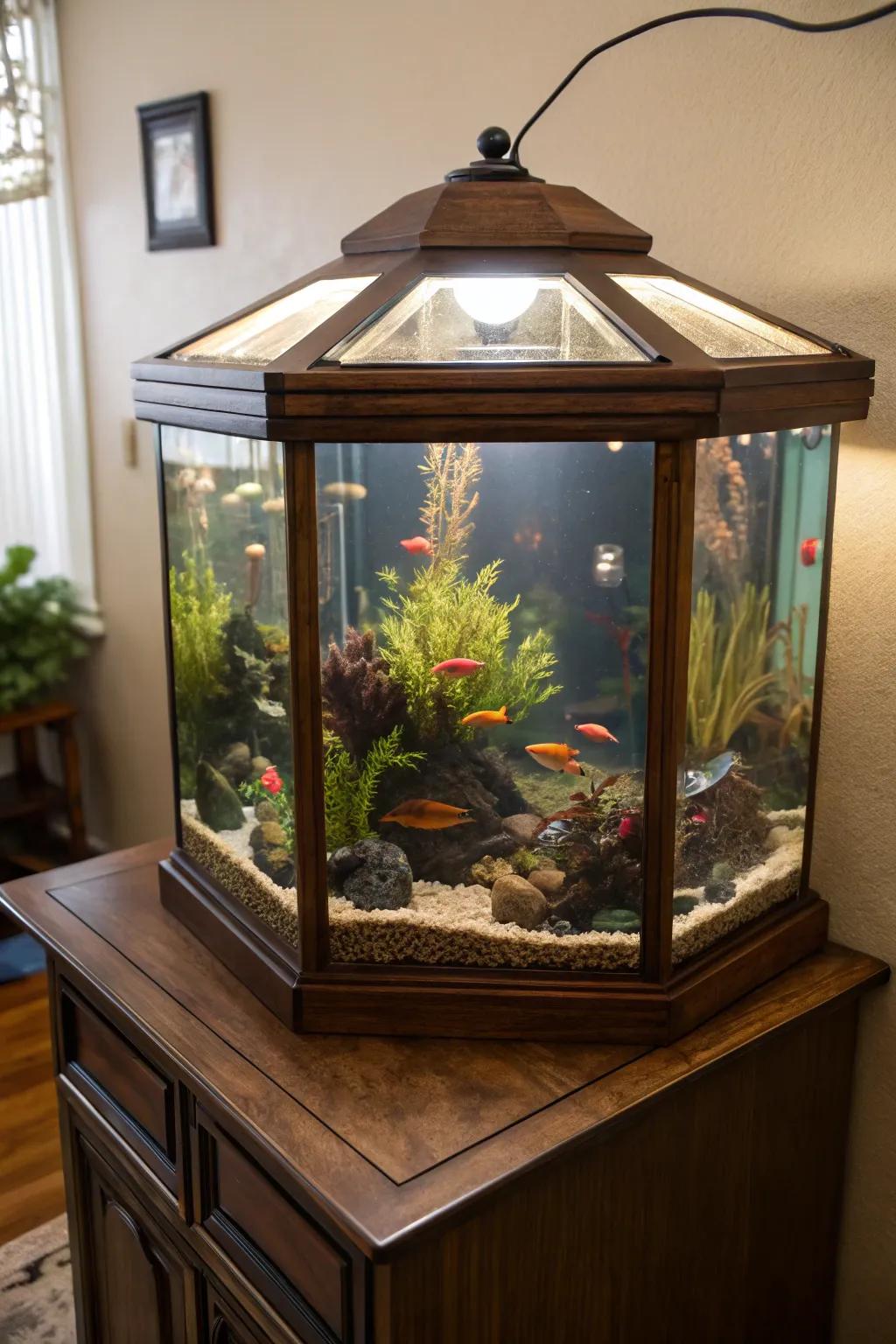 Personalize your tank with a custom lid.